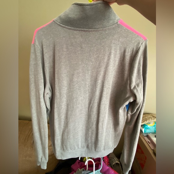 PINK crewneck 1/4 zip - Picture 2 of 2